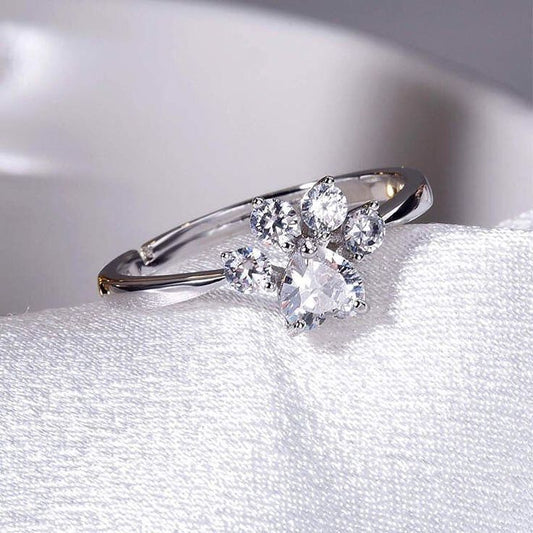 Furr Ever Ring Pure 925 Silver (चांदी)