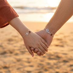 Shivom Natural Rudraksha Bracelet Set | Silver Plated