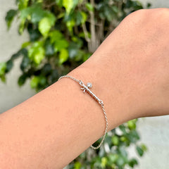 Thakur Ji Bansuri Pure 92.5 Sterling Silver Bracelet | Handcrafted