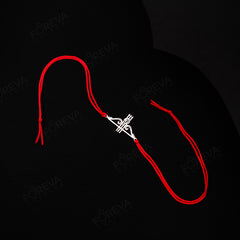 Handmade Pure 925 Silver Rakhi Gift Hamper | Handmade Rakhi with Roli Chawal, Chocolate & Scented Candle