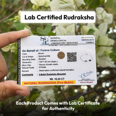 Divine Om Rudraksha Pure Silver (चाँदी) Bracelet