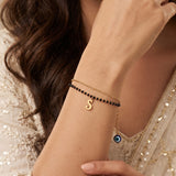 Sleek Personalised Initial Evil Eye Mangalsutra
