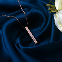 3D Bar Necklace