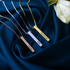 3D Bar Necklace