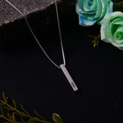 3D Bar Necklace