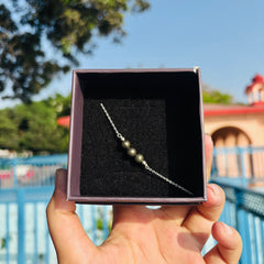 Money magnet Pyrite Bracelet | Pure Silver (चाँदी)