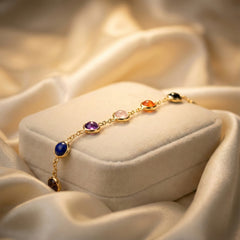 Niyara 7 Chakra Bracelet | Aesthetic, Adjustable & Meaningful