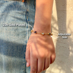 Niyara 7 Chakra Bracelet | Aesthetic, Adjustable & Meaningful